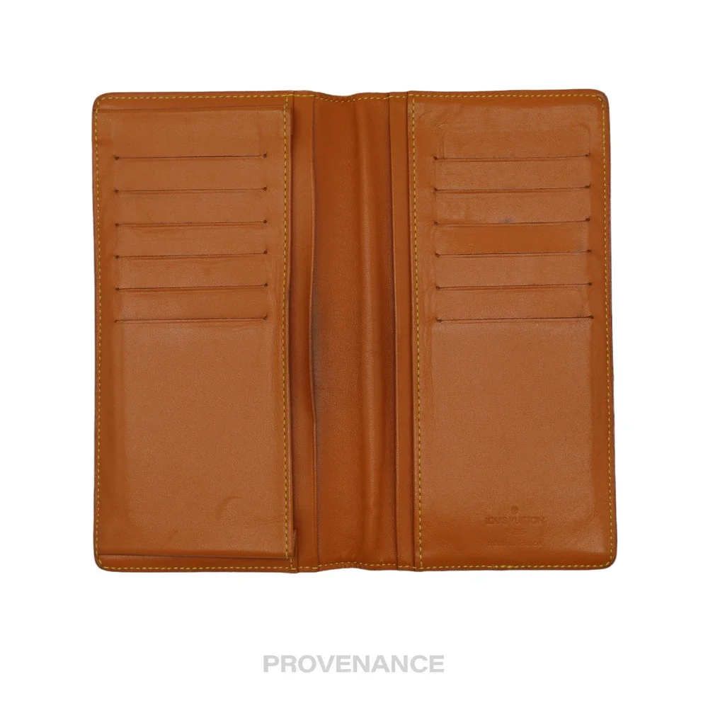 🔴 Louis Vuitton Long Wallet - Nomade Caramel Leather